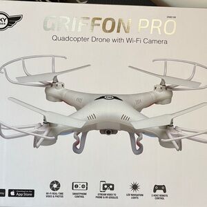 Griffon Pro White Quadcopter Drone